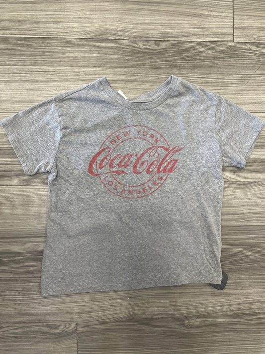 Top Short Sleeve By Clothes Mentor In Grey, Size: L