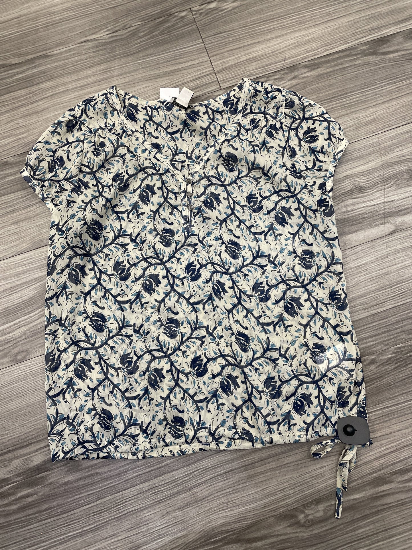 Blouse Short Sleeve By Lucky Brand  Size: M