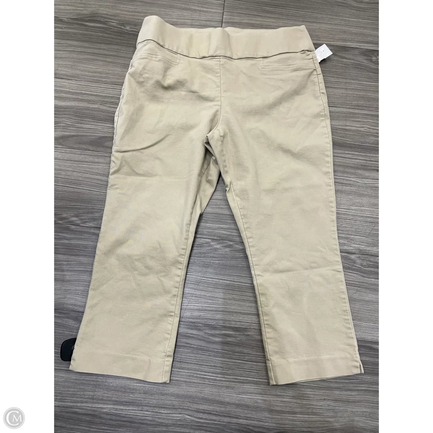 Capris By St Johns Bay In Tan, Size: 14