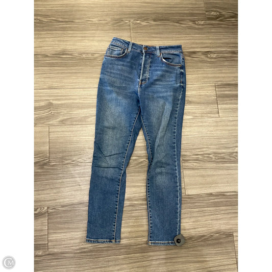 Jeans Skinny By Forever 21 In Blue, Size: 4