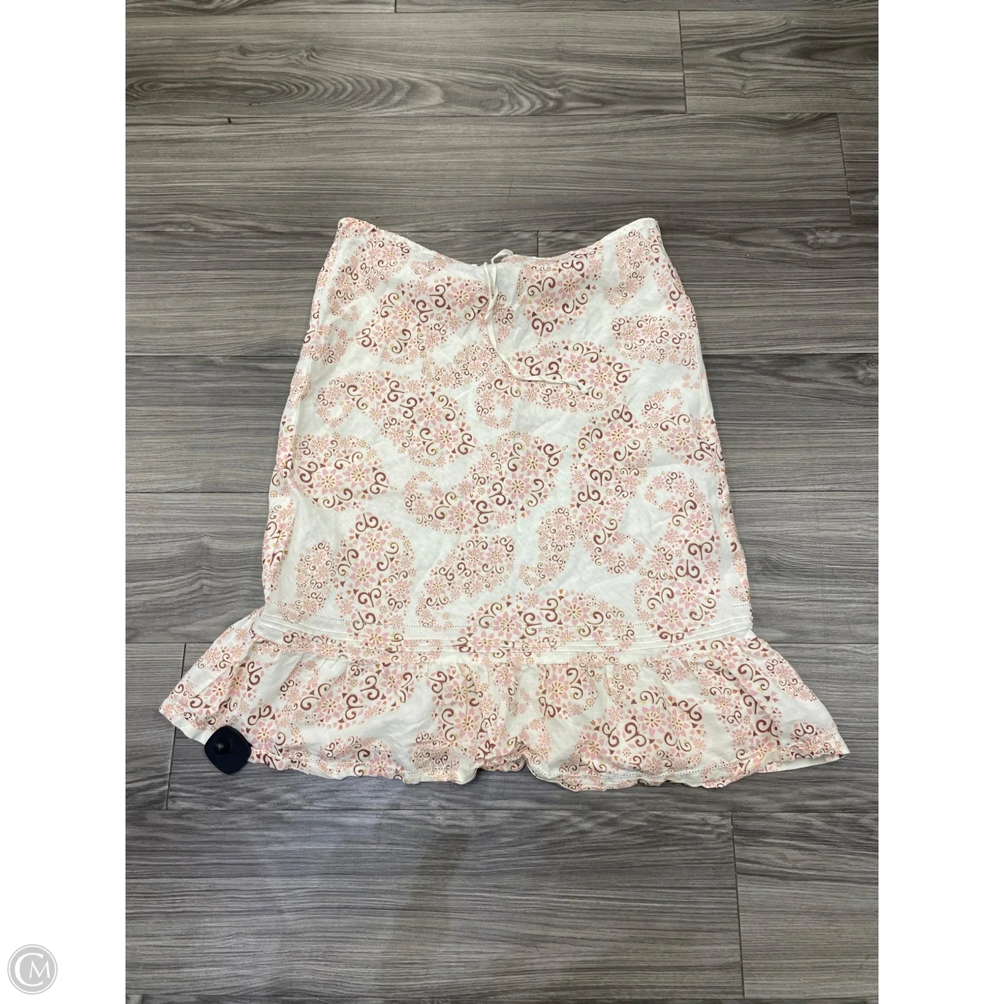 Skirt Maxi By Bass In Cream, Size: S