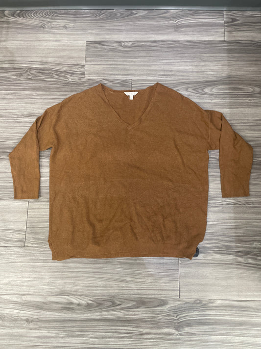 Sweater By Terra & Sky In Brown, Size: 2x