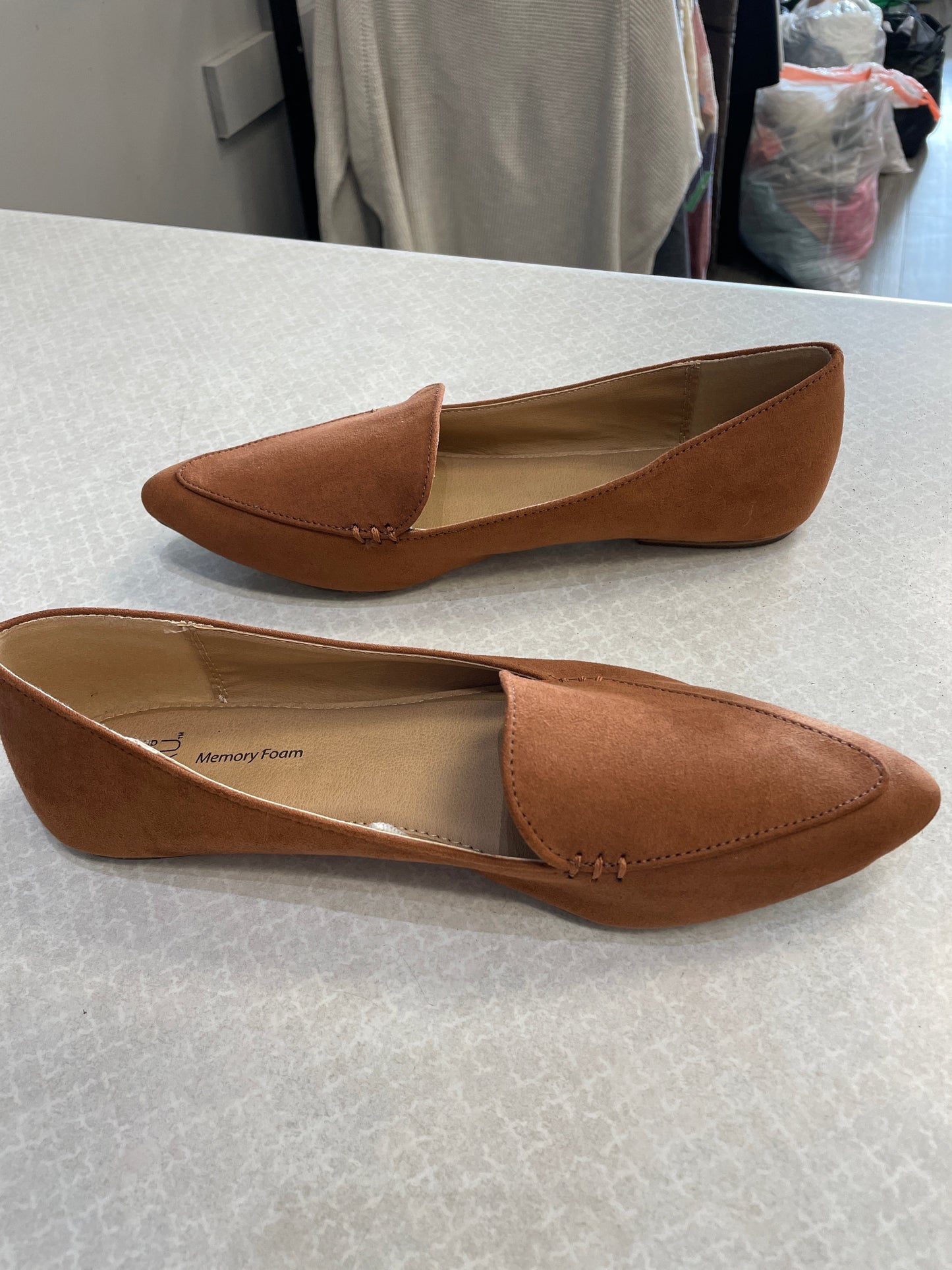 Shoes Flats By Time And Tru In Brown, Size: 6.5