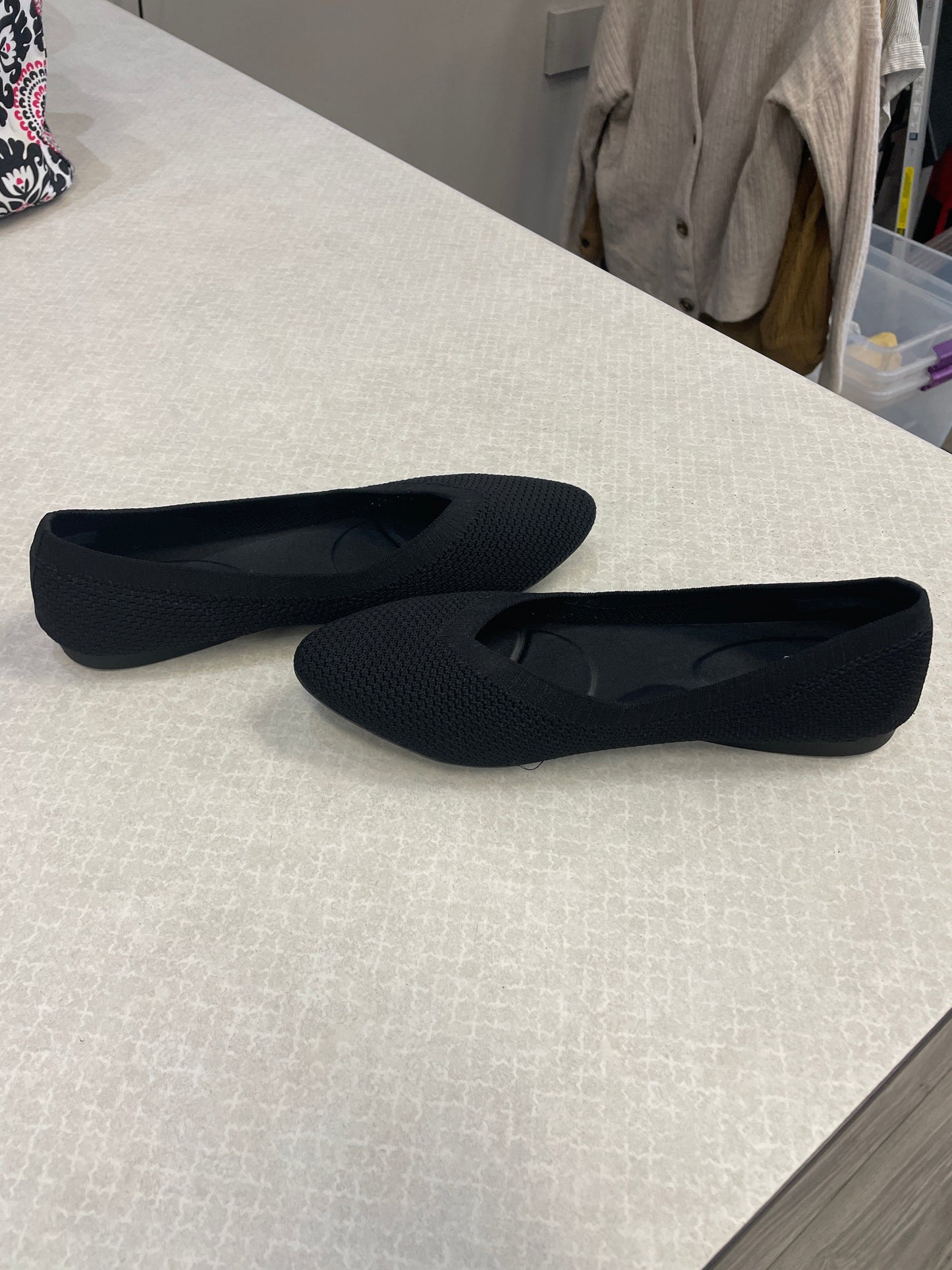 Shoes Flats By A New Day In Black, Size: 6