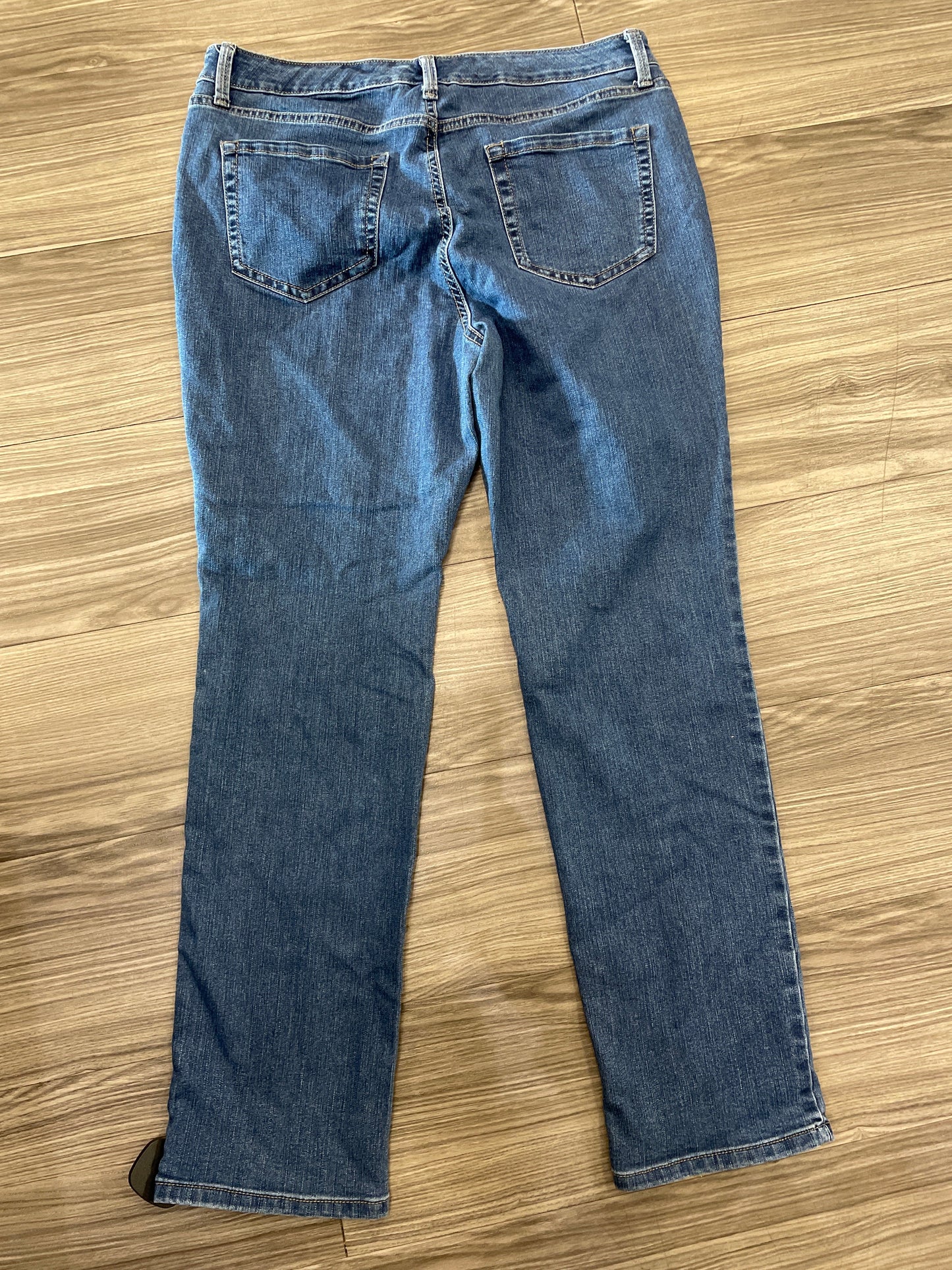 Jeans Straight By Charter Club In Blue, Size: 14