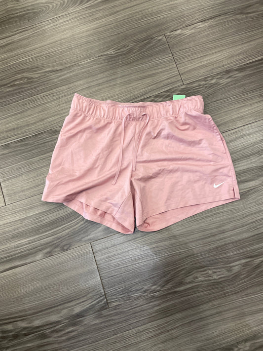 Athletic Shorts By Nike Apparel In Pink, Size: M