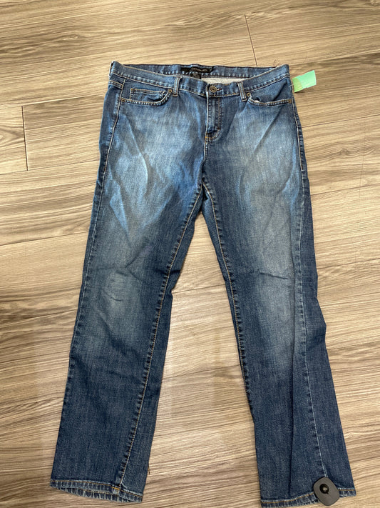 Jeans Straight By Calvin Klein In Blue, Size: 14