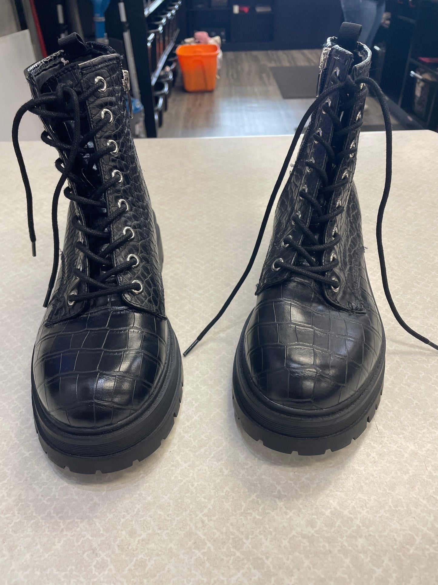 Boots Combat By Nine West In Black, Size: 9