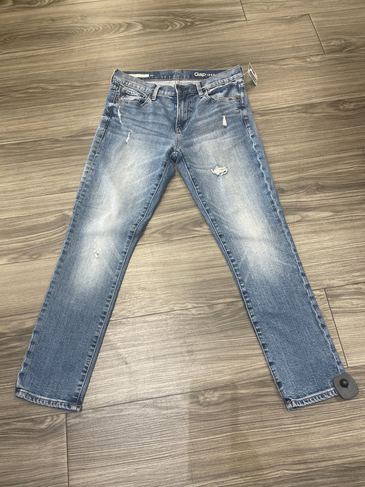 Jeans Straight By Gap In Blue, Size: 4