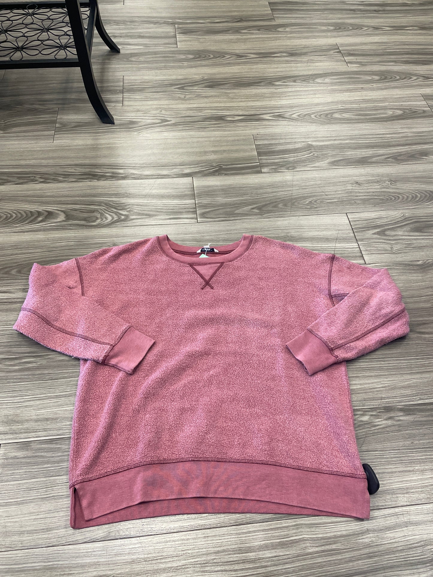 Sweatshirt Crewneck By American Eagle In Pink, Size: L