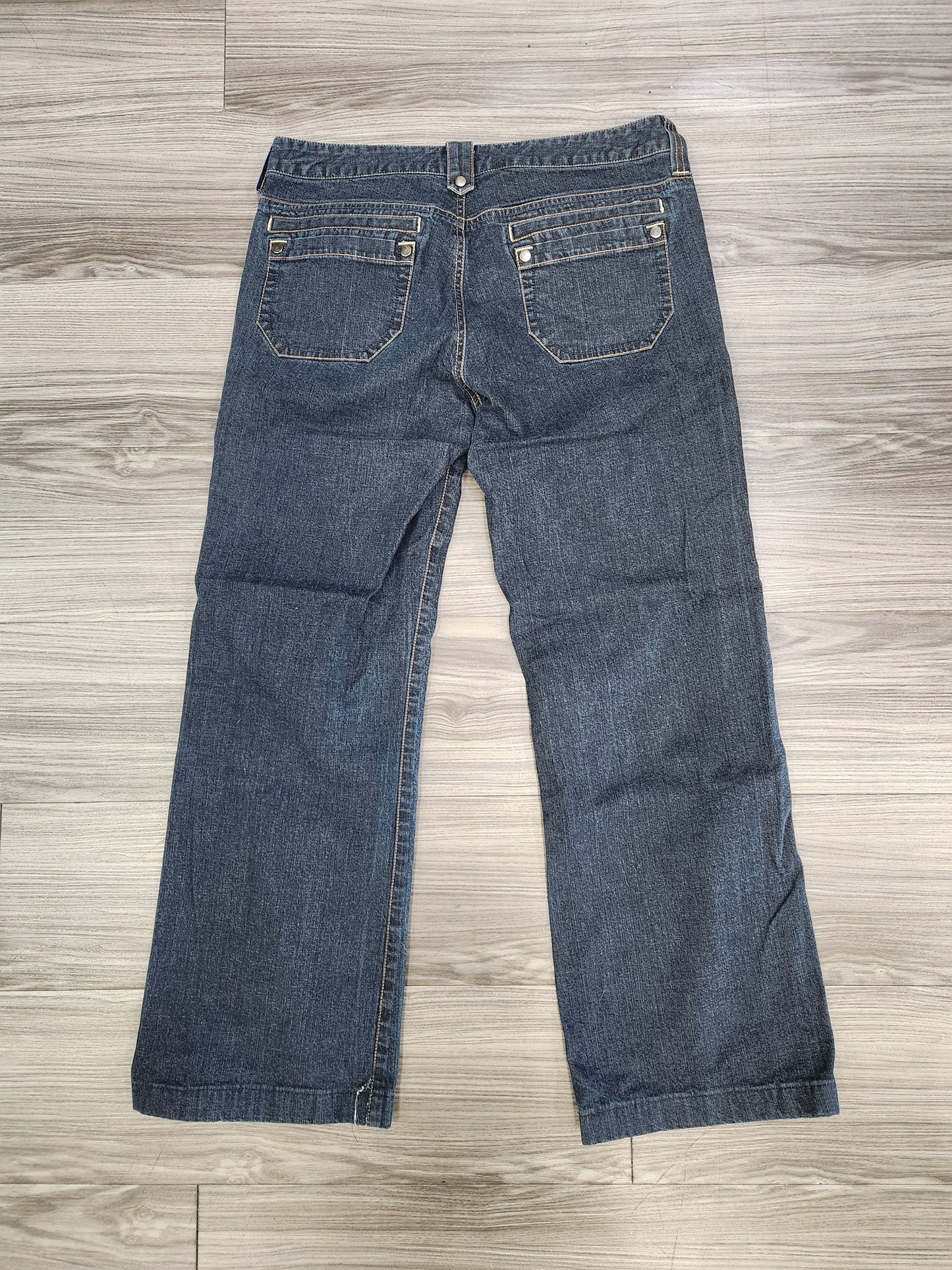 Jeans Flared By Riders In Blue, Size: 12