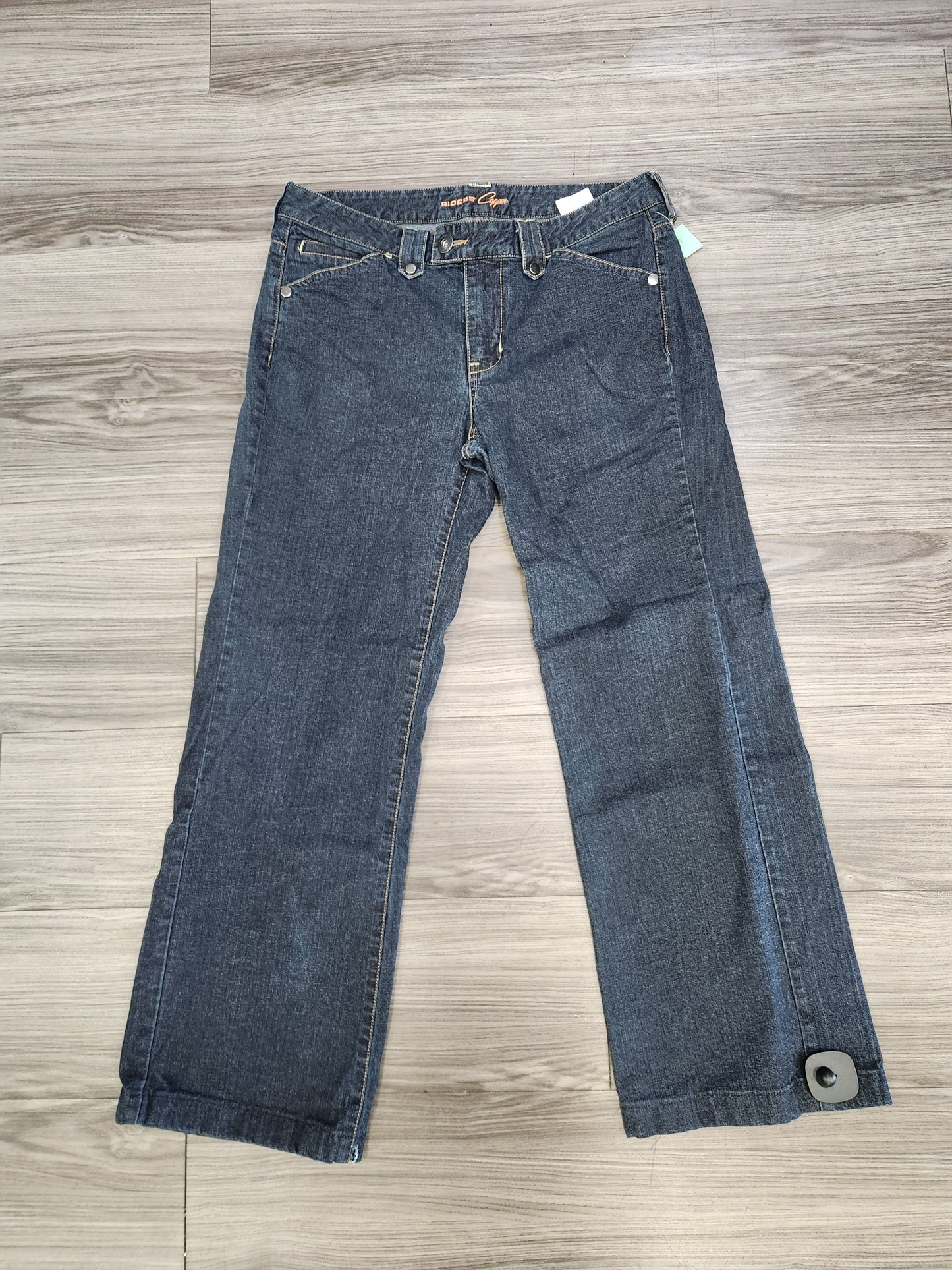 Jeans Flared By Riders In Blue, Size: 12