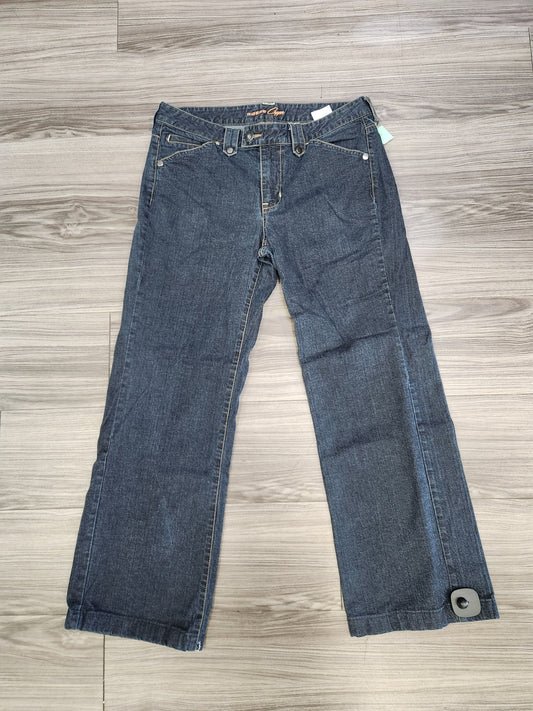 Jeans Flared By Riders In Blue, Size: 12