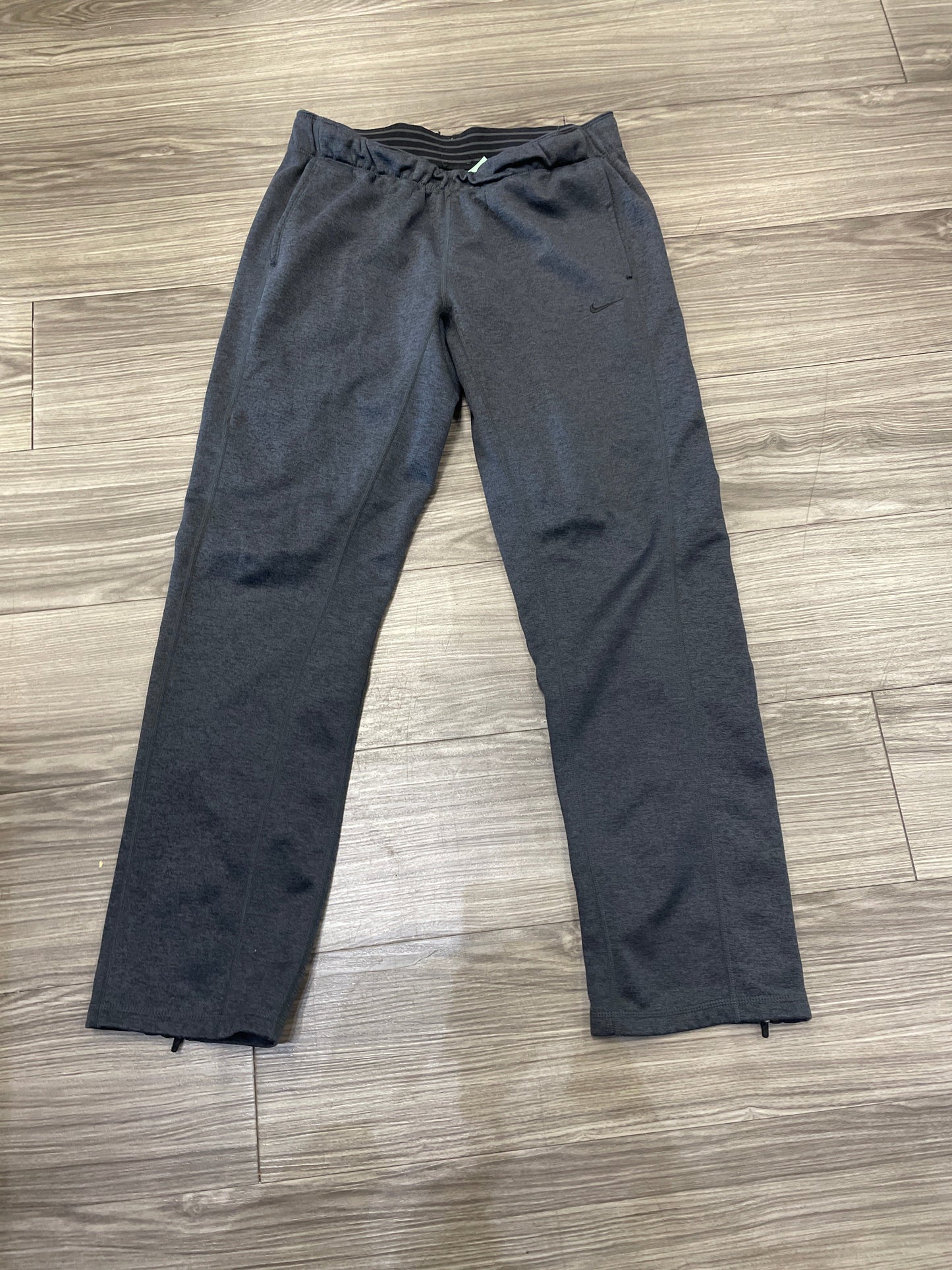 Athletic Pants By Nike Apparel In Grey, Size: M