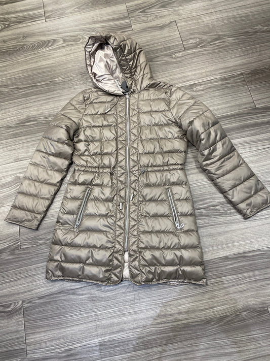 Coat Puffer & Quilted By Kenneth Cole In Tan, Size: S