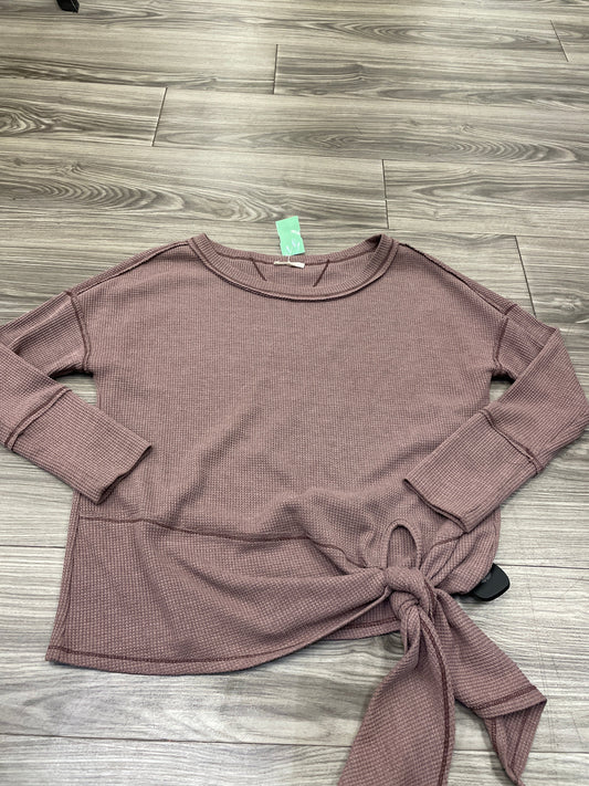 Top Long Sleeve By Clothes Mentor In Purple, Size: M