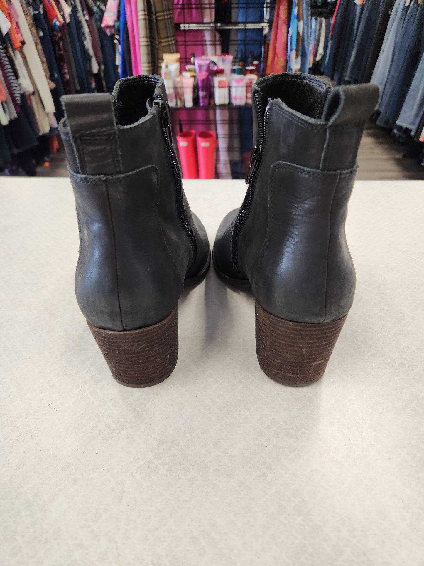 Boots Ankle Heels By Lucky Brand In Black, Size: 9.5