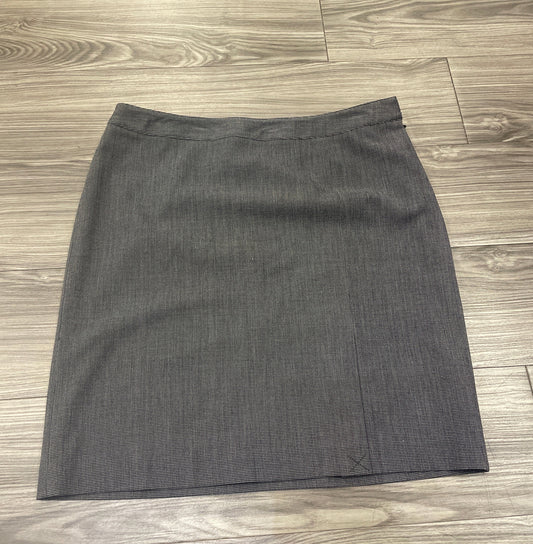 Skirt Midi By Rafaella In Grey, Size: 14