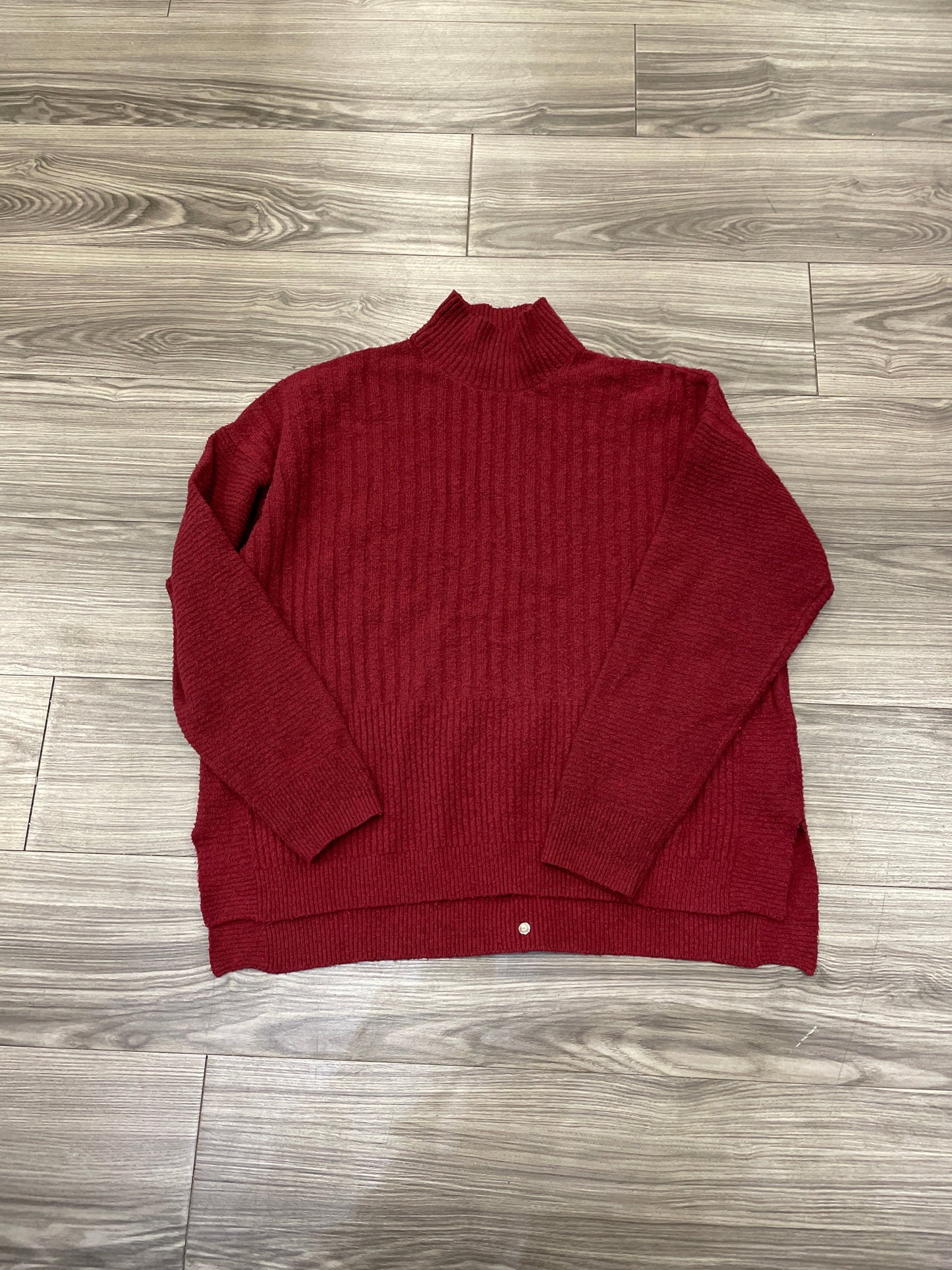 Sweater By Time And Tru In Red, Size: 2x