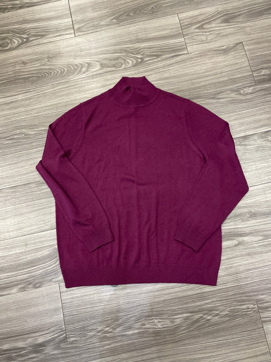 Sweater By Relativity In Purple, Size: 2x