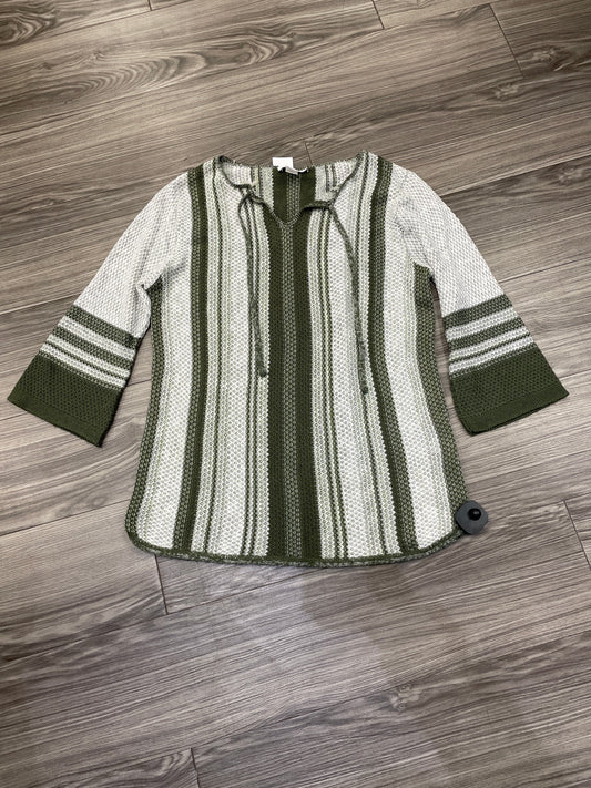 Sweater By Christopher And Banks In Green, Size: L