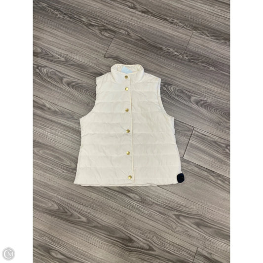 Vest Designer By Michael Kors In White, Size: M