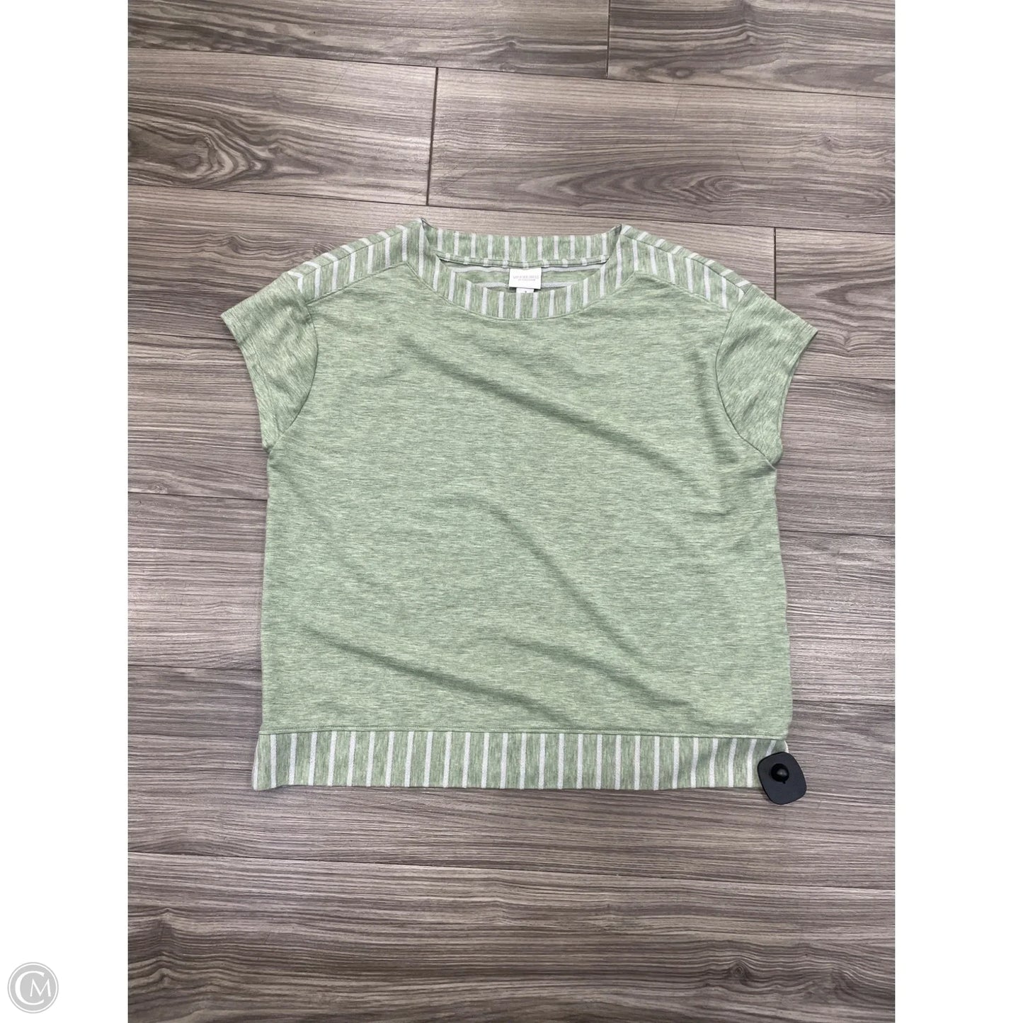 Top Long Sleeve Basic By Chicos In Green, Size: Xl