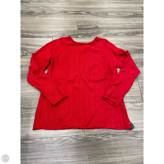 Sweater By Eddie Bauer In Red, Size: Xl