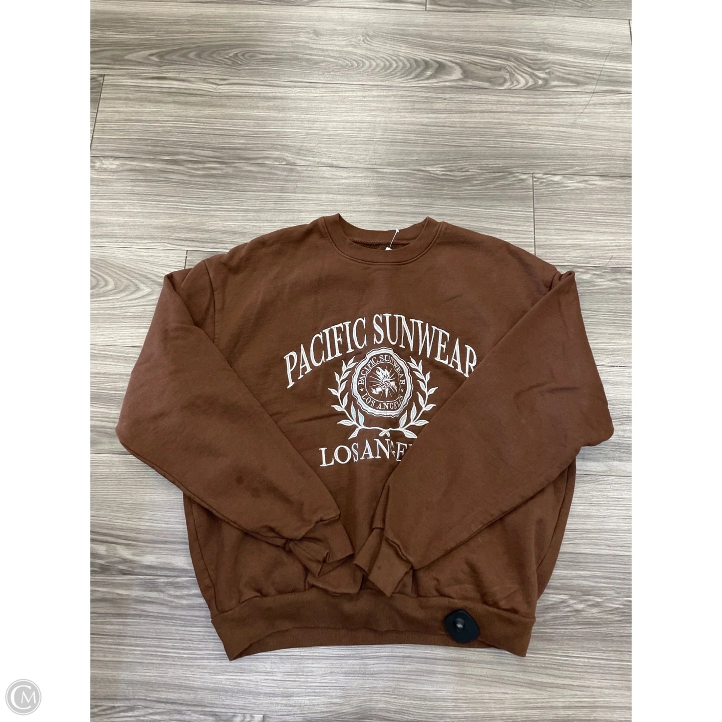 Sweatshirt Crewneck By Pacsun In Brown, Size: Xl