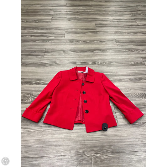 Blazer By Tahari In Red, Size: Xs