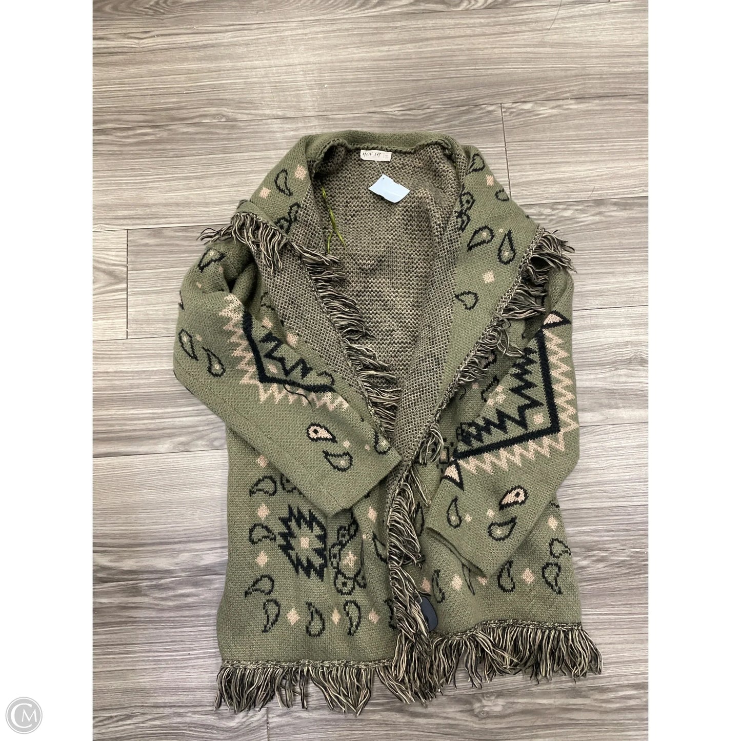 Cardigan By New In In Green, Size: L
