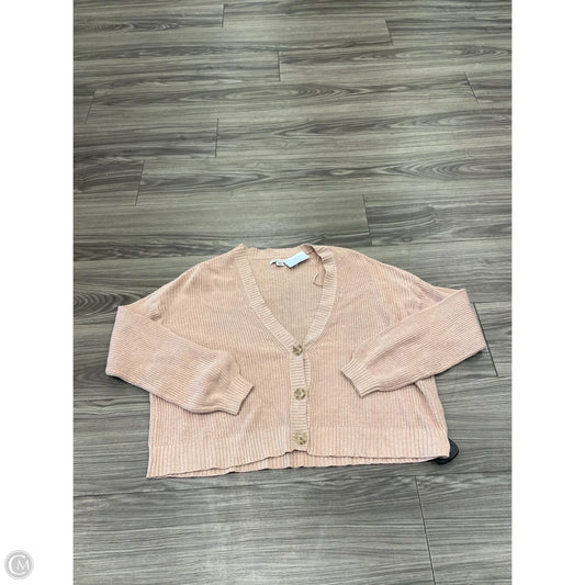 Cardigan By American Eagle In Pink, Size: M
