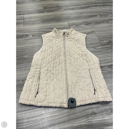 Vest Puffer & Quilted By Clothes Mentor In Beige, Size: M