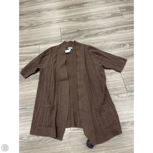 Cardigan By Croft And Barrow In Brown, Size: L