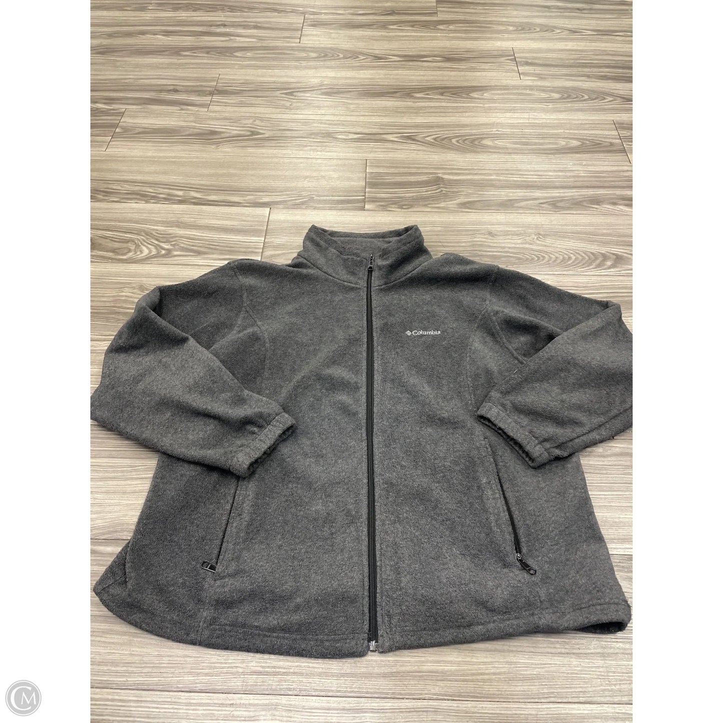 Jacket Fleece By Columbia In Grey, Size: 2x