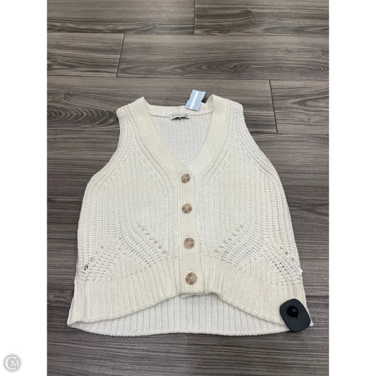 Vest Sweater By Gentle Fawn In White, Size: Xs