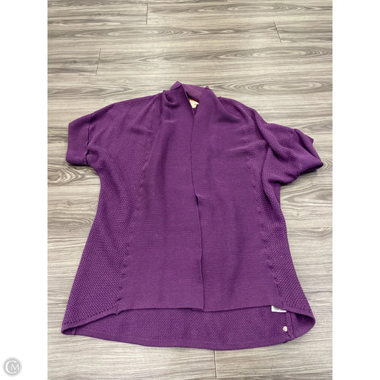 Cardigan By Liz Claiborne In Purple, Size: M