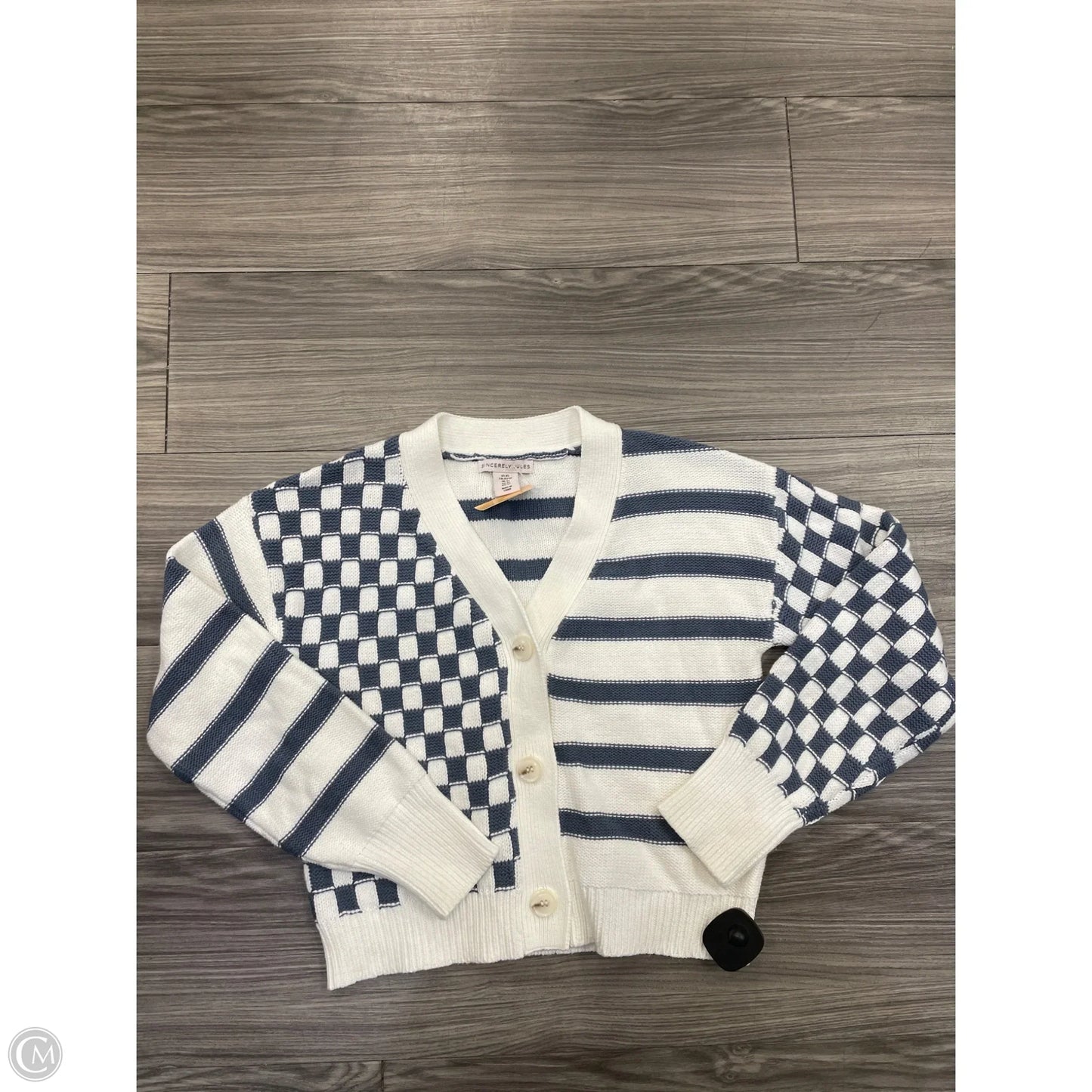 Cardigan By Sincerely Jules In Striped Pattern, Size: Xs