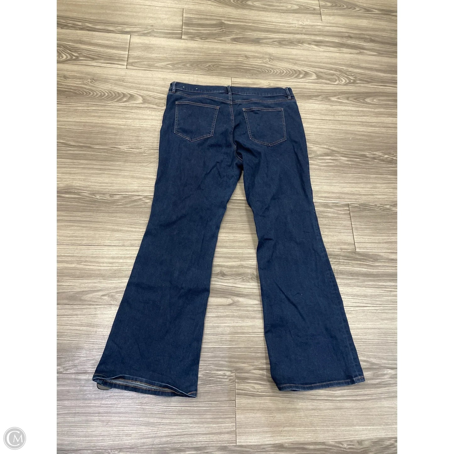 Jeans Flared By Ann Taylor In Blue, Size: 16