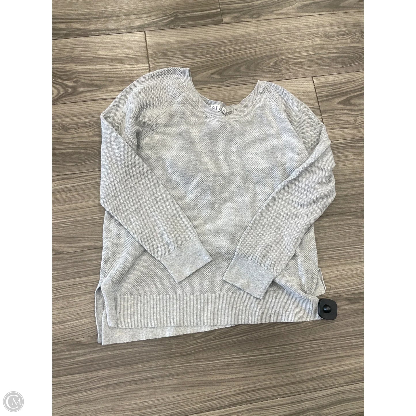 Top Long Sleeve By Gap In Grey, Size: L