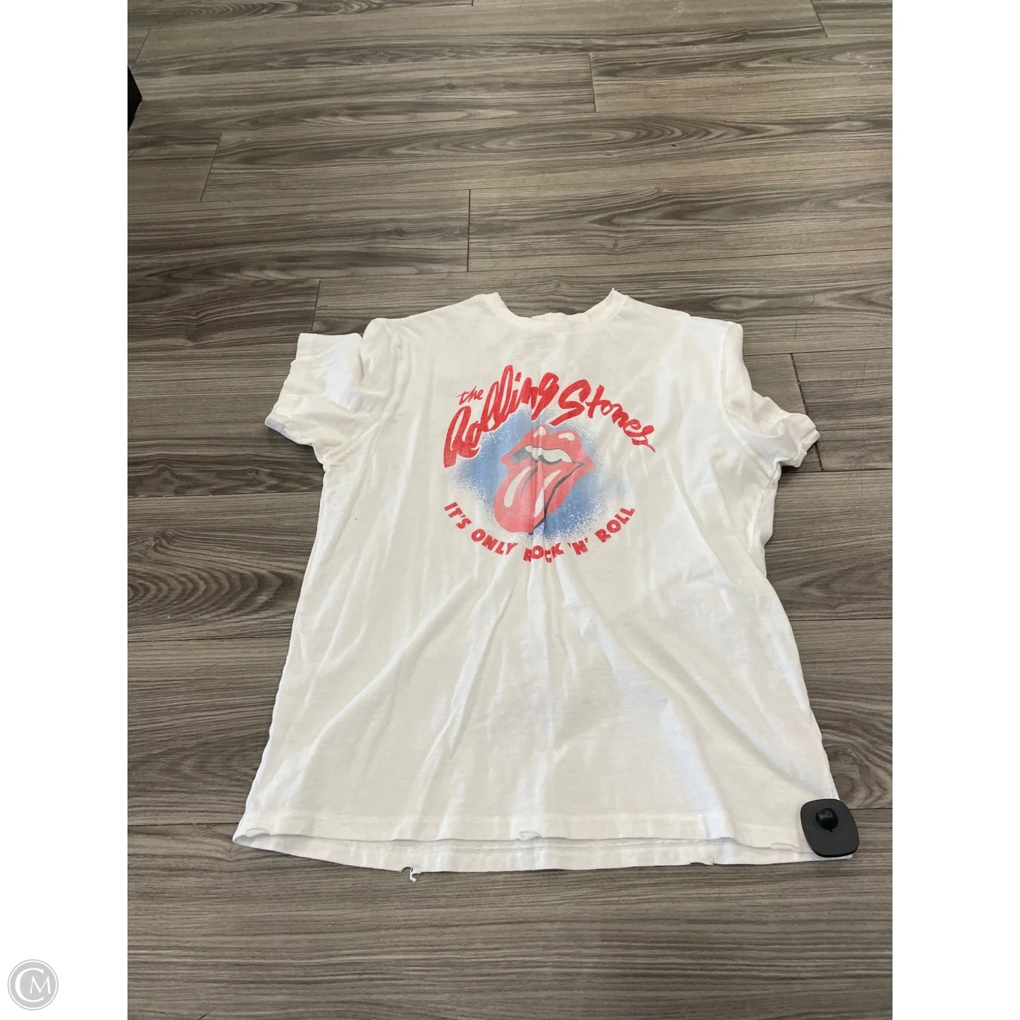 Top Short Sleeve By American Eagle In White, Size: M