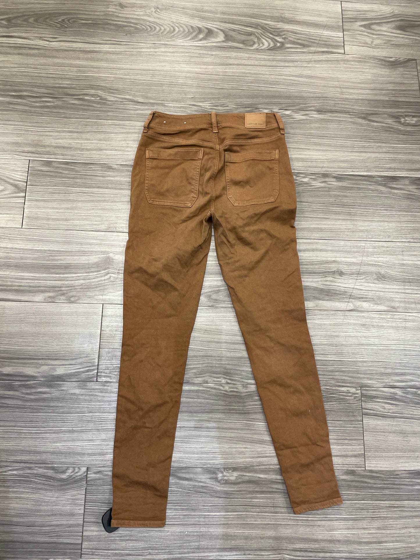 Jeans Jeggings By American Eagle In Brown, Size: 4