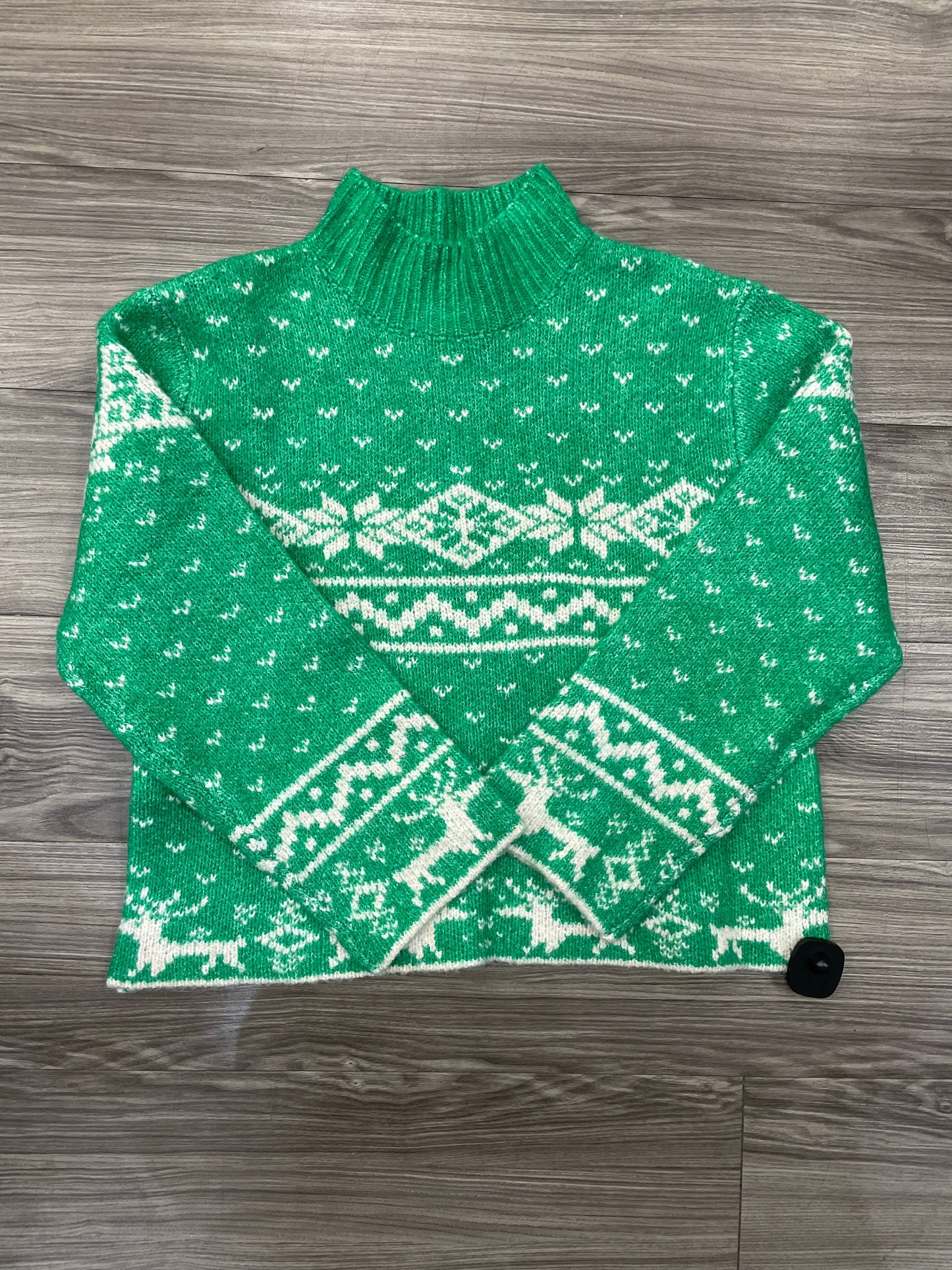 Sweater By Clothes Mentor In Green, Size: M