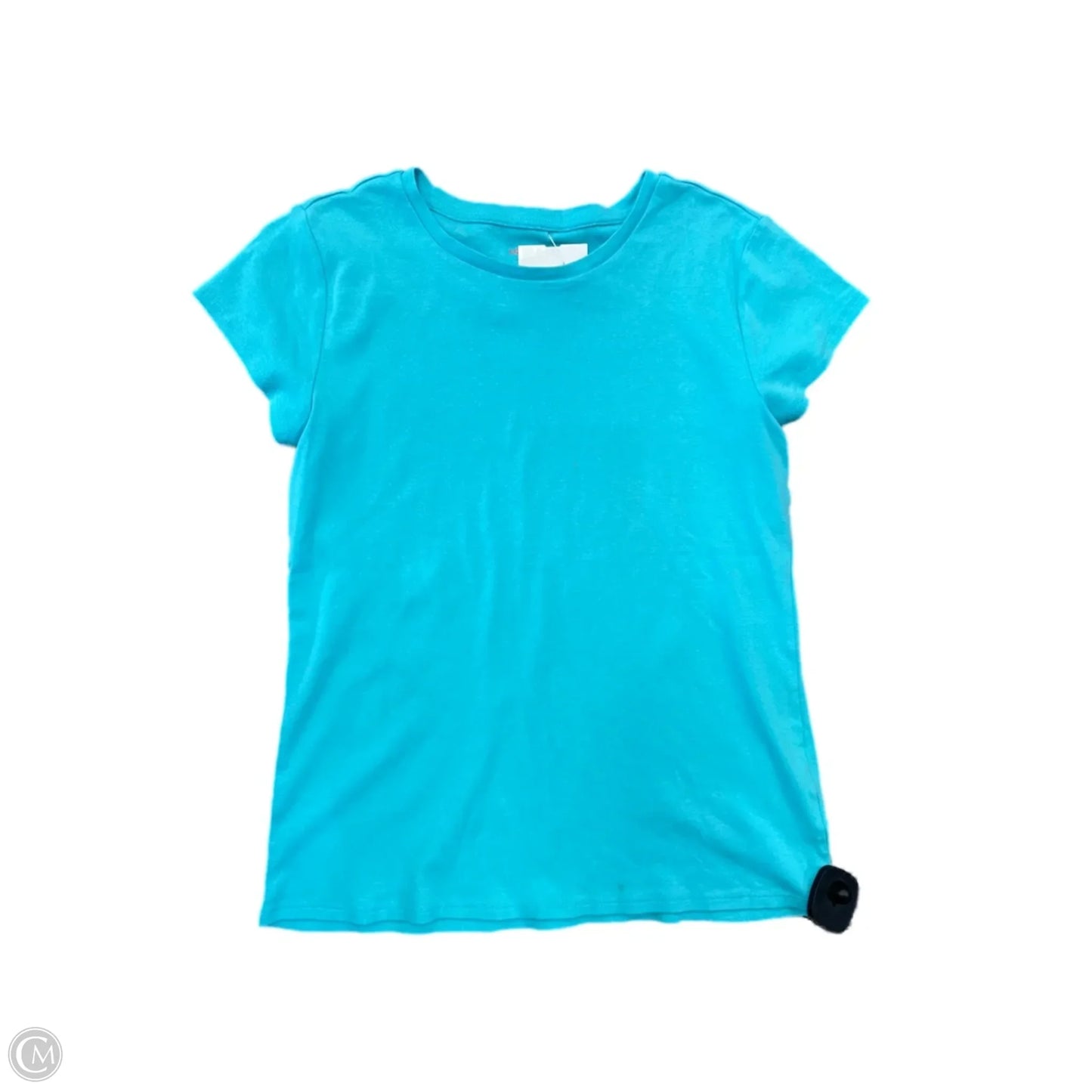 Top Short Sleeve Basic By Liz Claiborne In Teal, Size: L