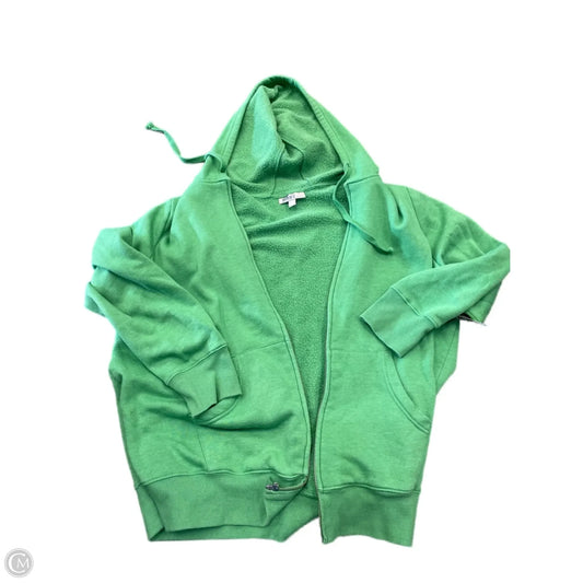 Sweatshirt Hoodie By Woman Within In Green, Size: Xl