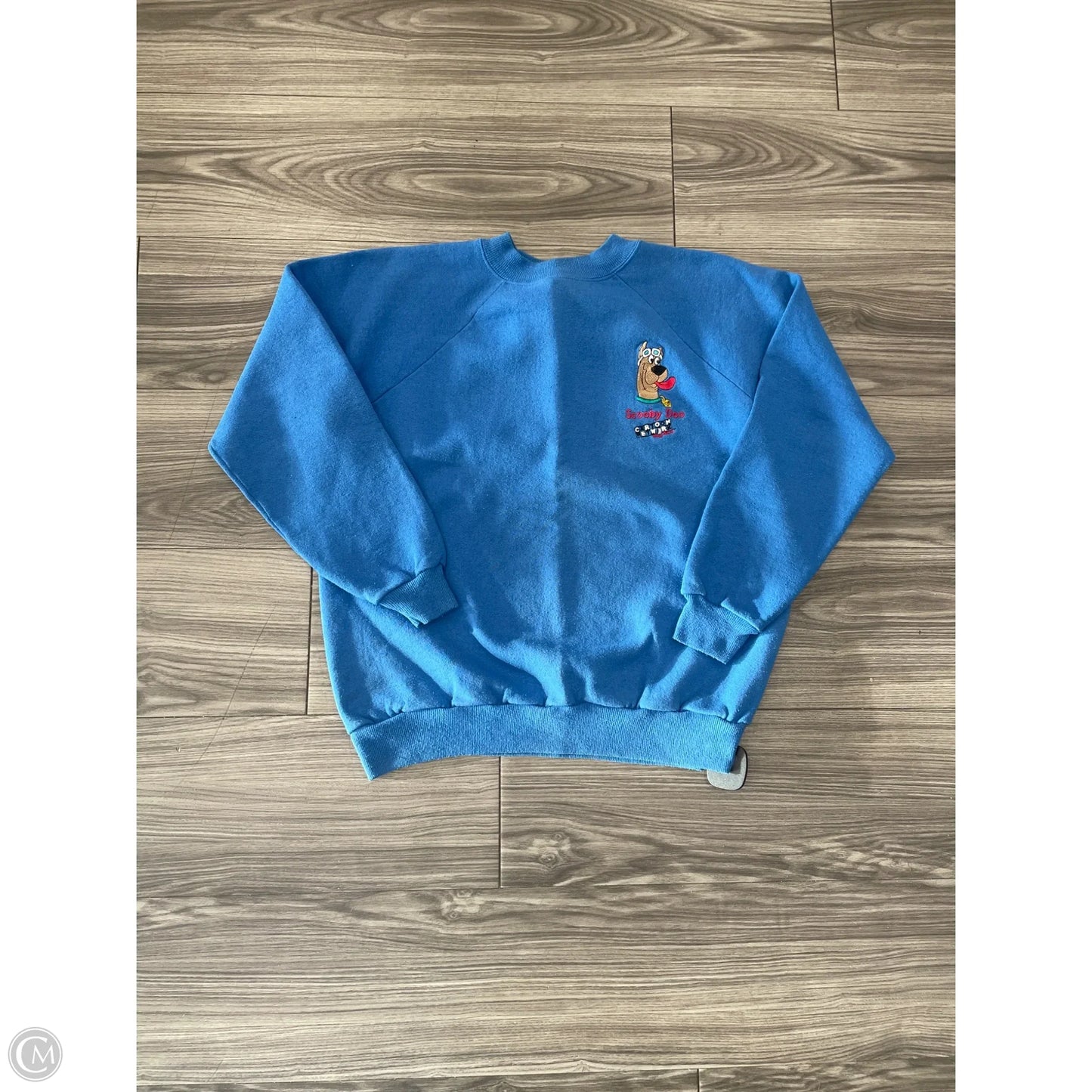 Sweatshirt Crewneck By Hanes In Blue, Size: M