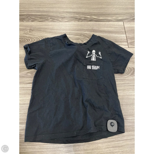 Top Short Sleeve By Clothes Mentor In Black, Size: S