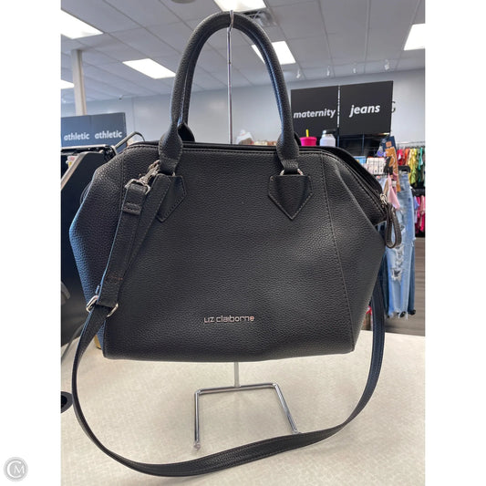 Handbag Leather By Liz Claiborne, Size: Medium