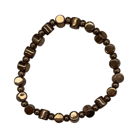 Bracelet Beaded By Clothes Mentor In Copper