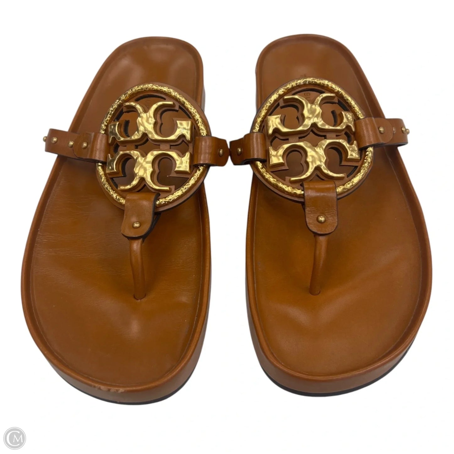 Sandals Designer By Tory Burch In Brown, Size: 7.5